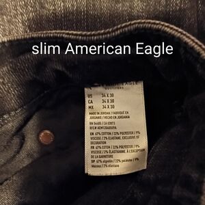 American Eagle Outfitters Slim Jeans - Black